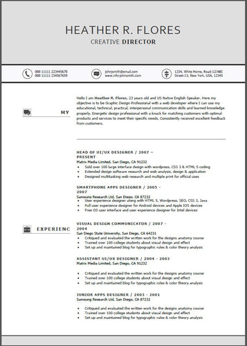 21 pieces timeless resume  template