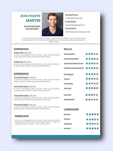 simply teal 1 resume template