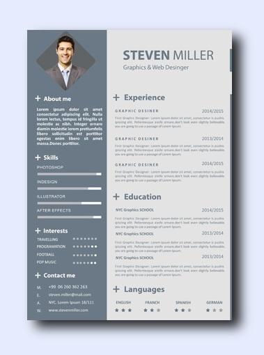 the petal resume template